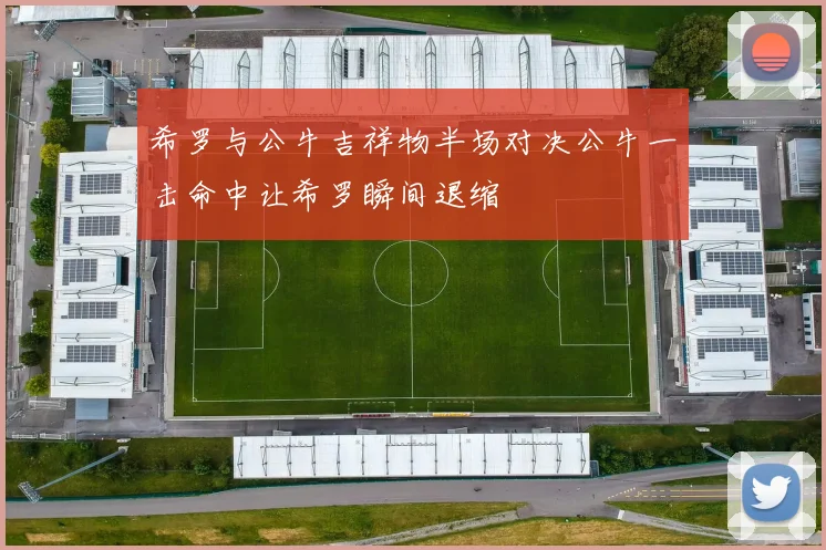 希罗与公牛吉祥物半场对决公牛一击命中让希罗瞬间退缩